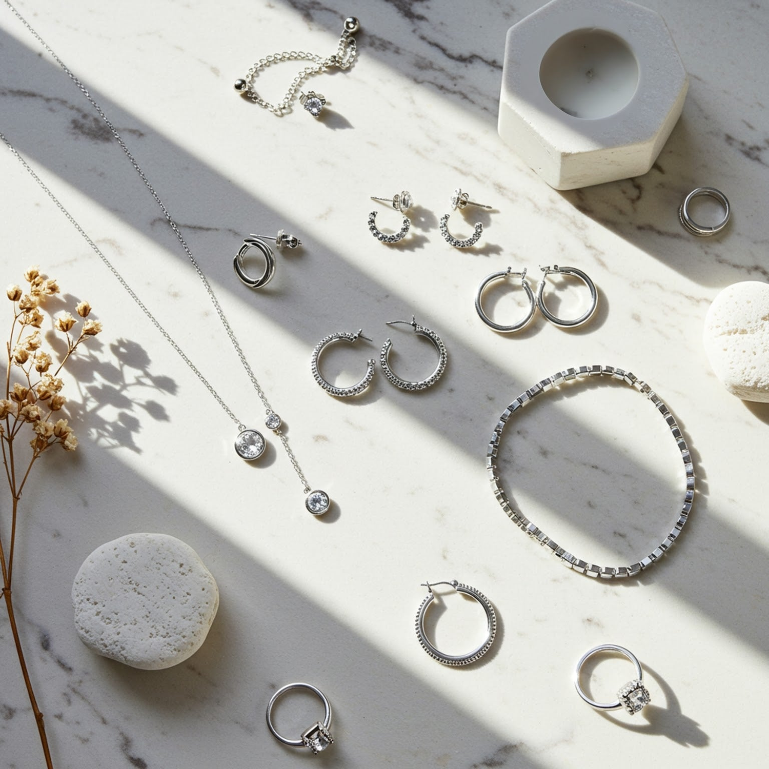 Silver Coloured Jewellery