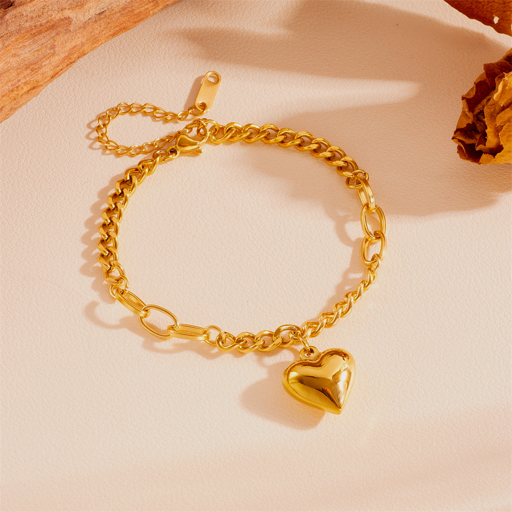 Amara Heart Chain Set