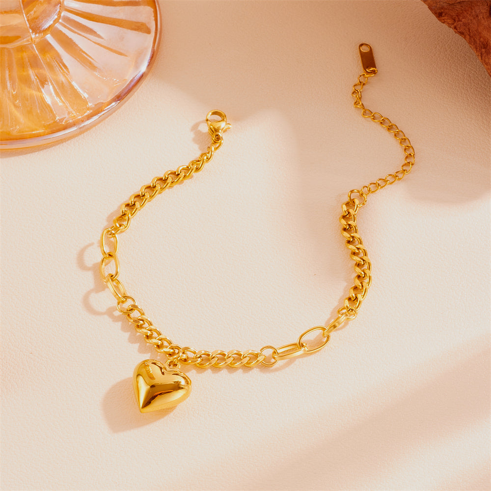 Amara Heart Chain Set
