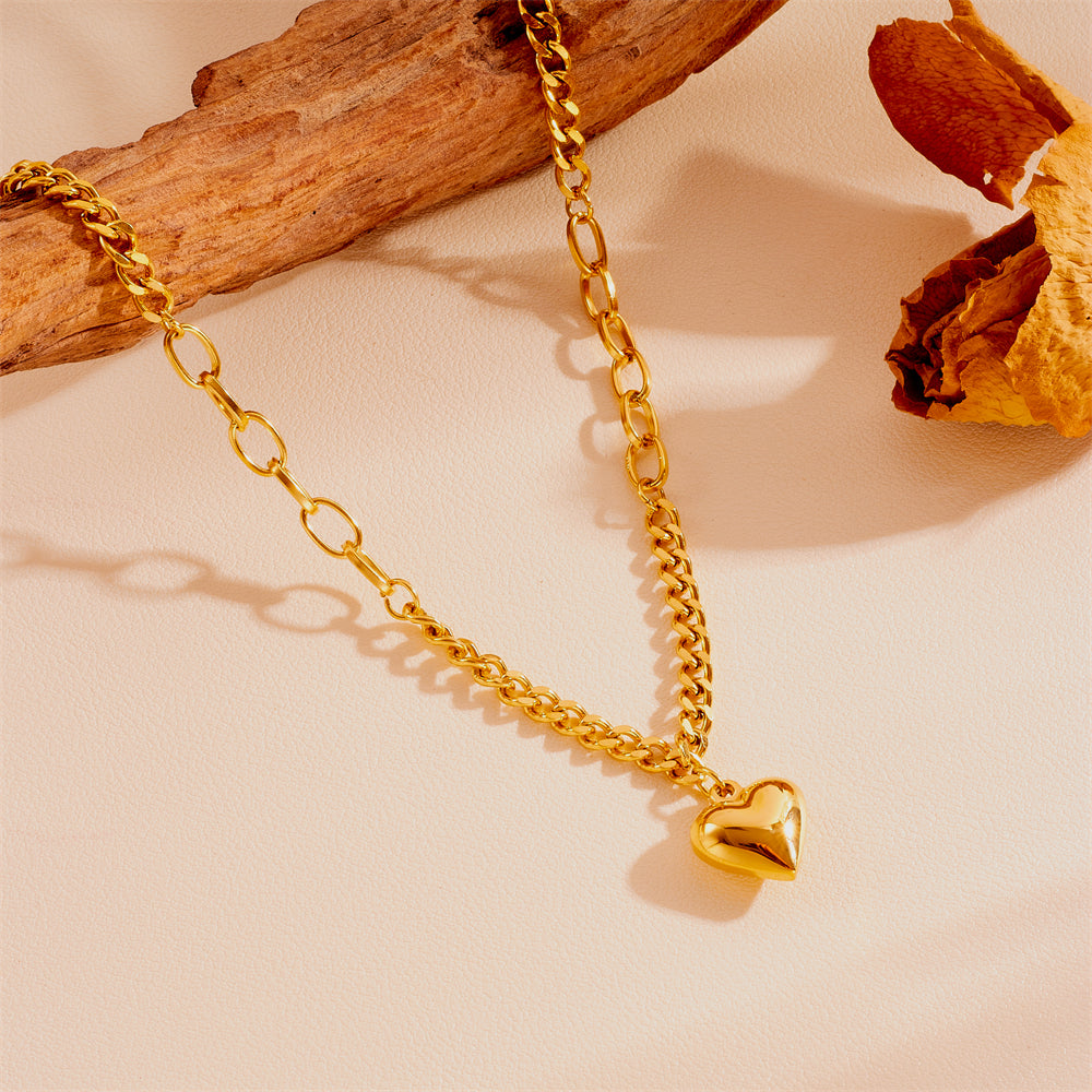 Amara Heart Chain Set