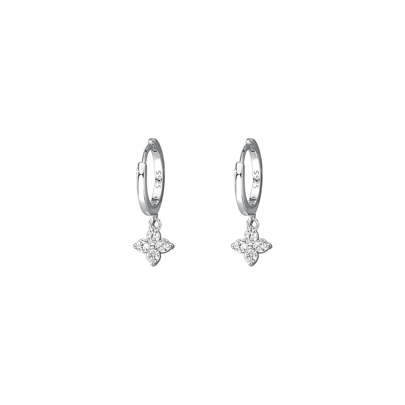 Clover Huggies - 925 Sterling Silver
