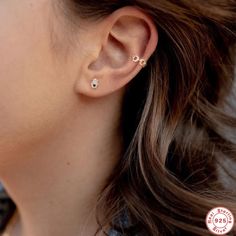 Harriet Hamsa Small Studs -925 Sterling Silver