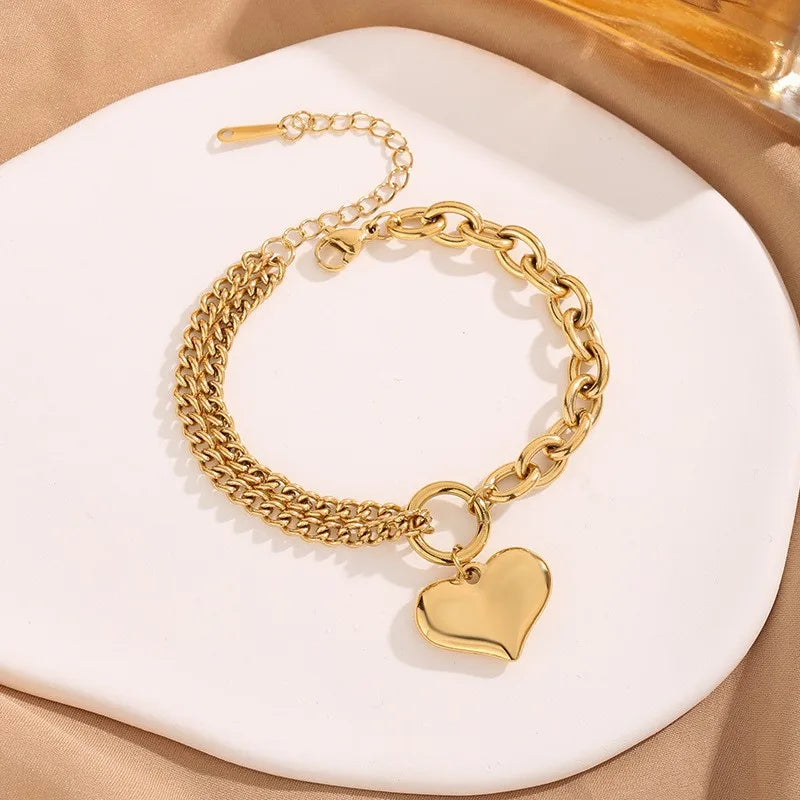 Liana Heart Chain Bracelet