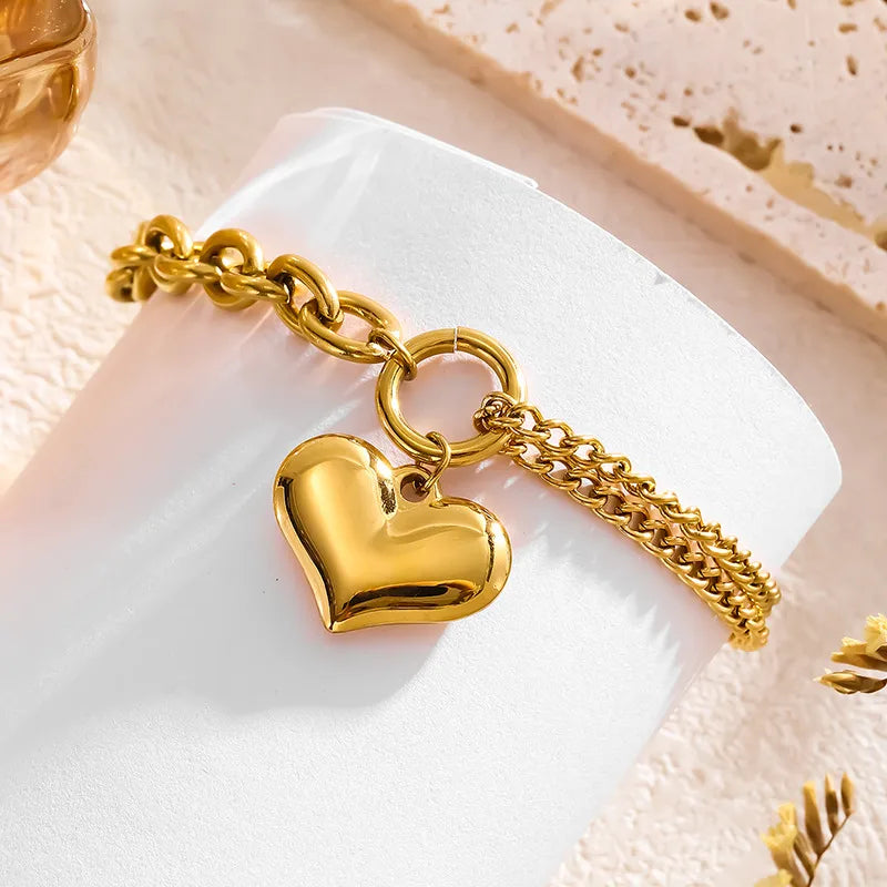 Liana Heart Chain Bracelet
