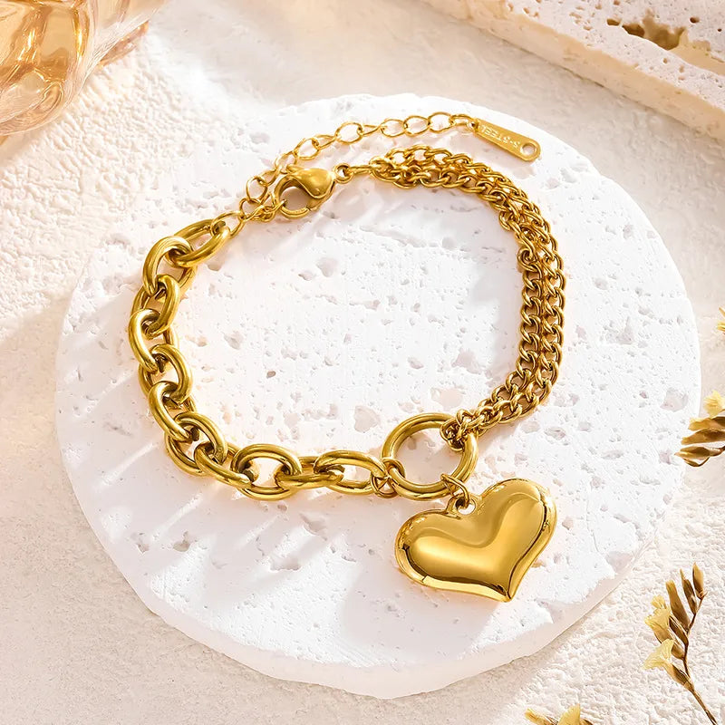 Liana Heart Chain Bracelet