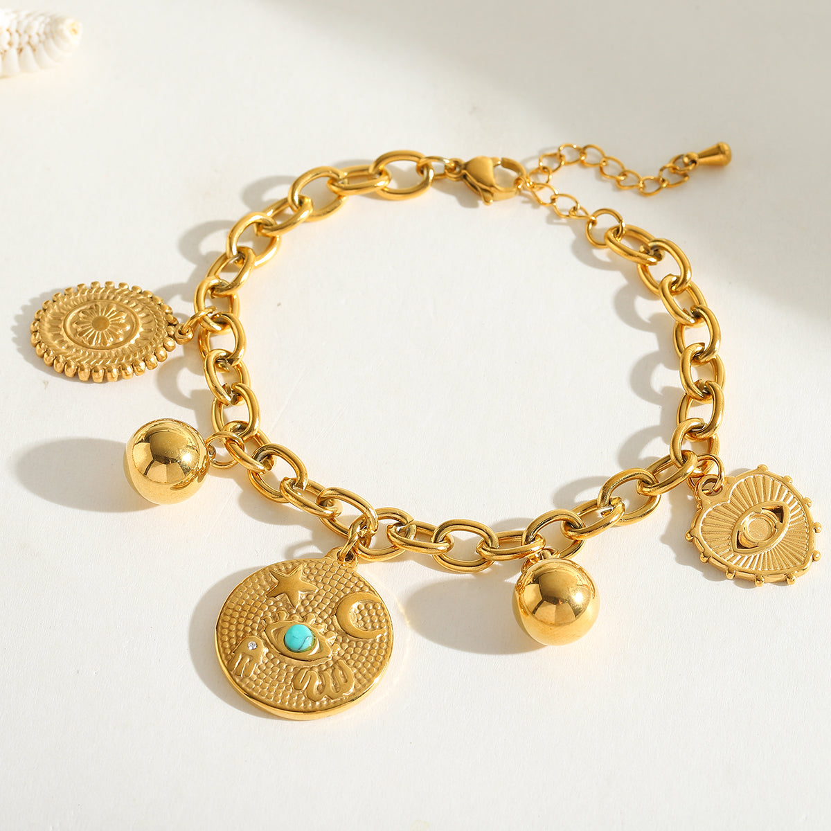 Lucia Charm Set - Necklace and Bracelet