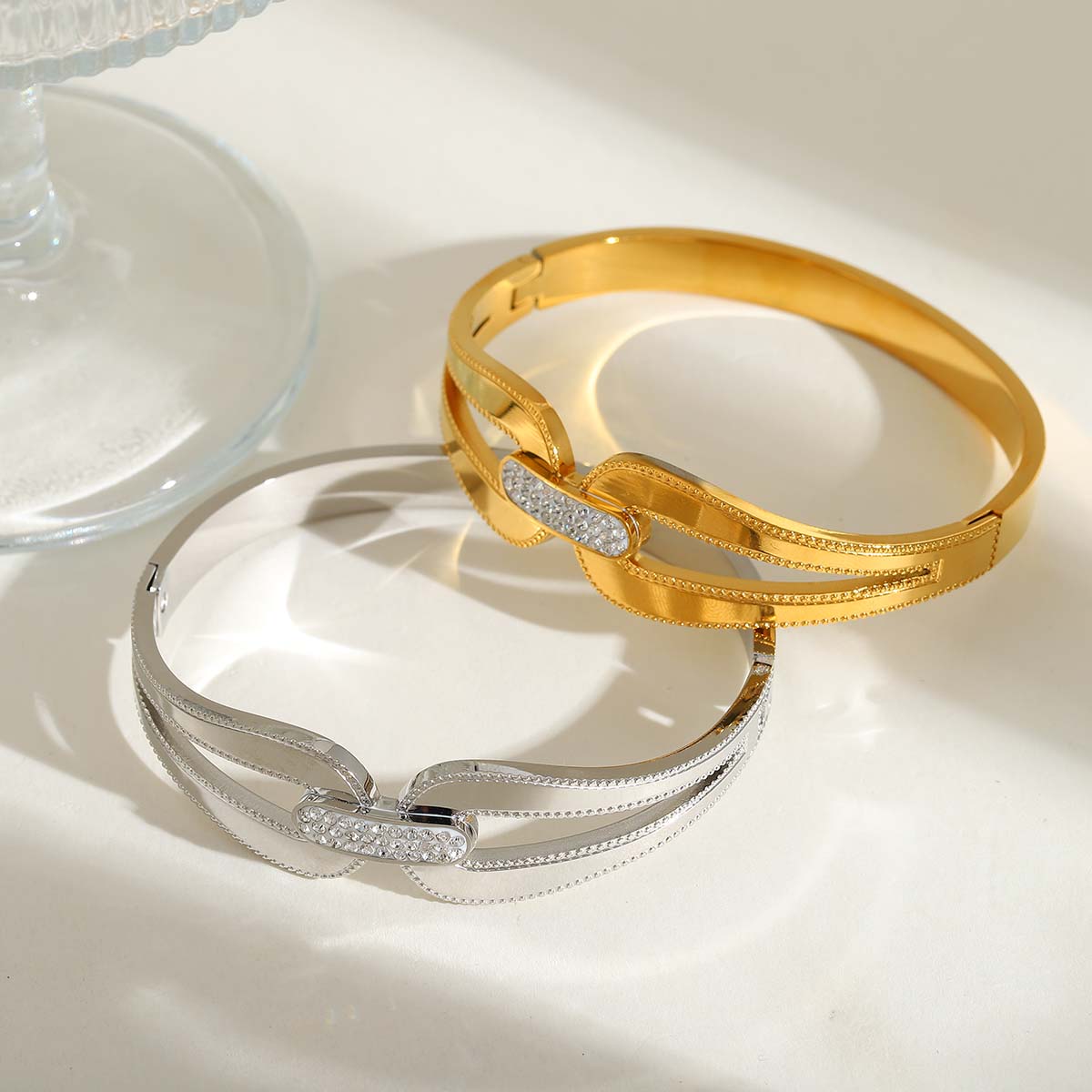 Celia Bangle - Silver
