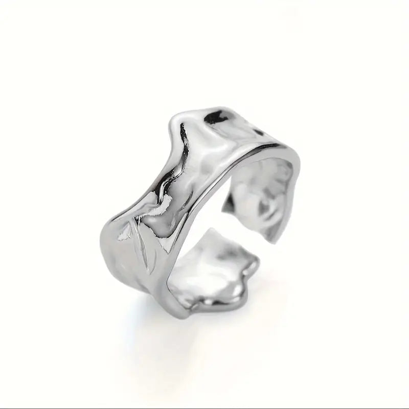 Nova Cuff Ring - Silver