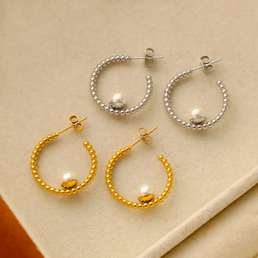 Soleil Hoops – 18k Gold Plated