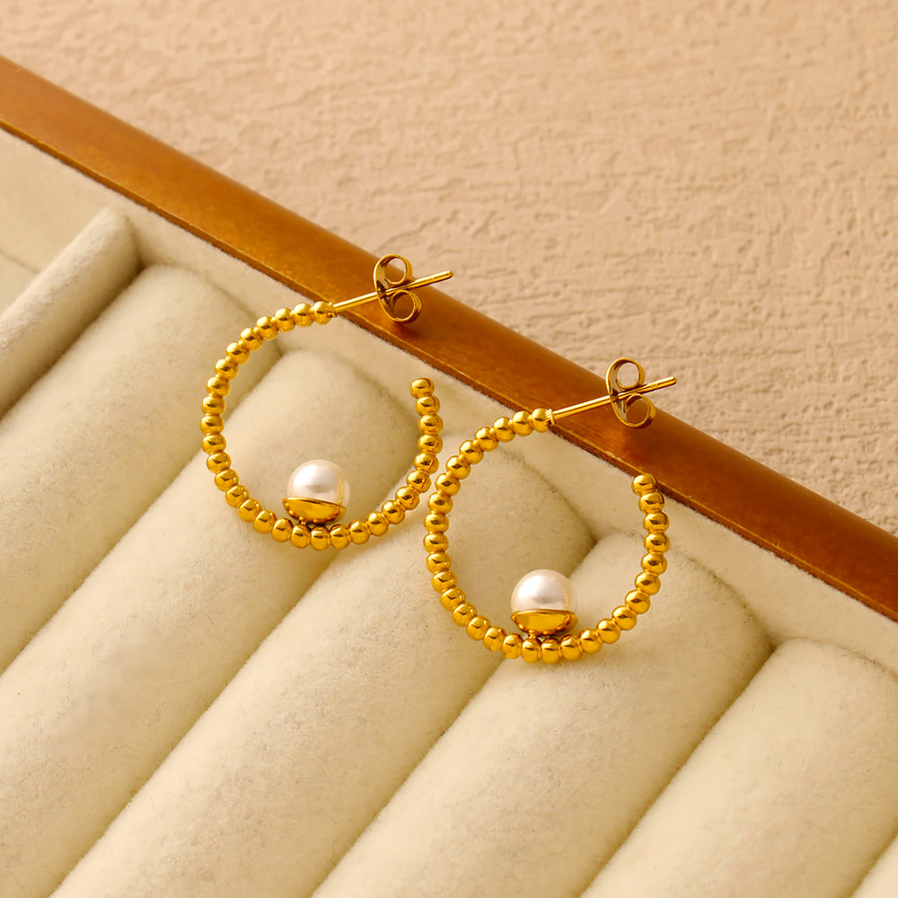 Soleil Hoops – 18k Gold Plated