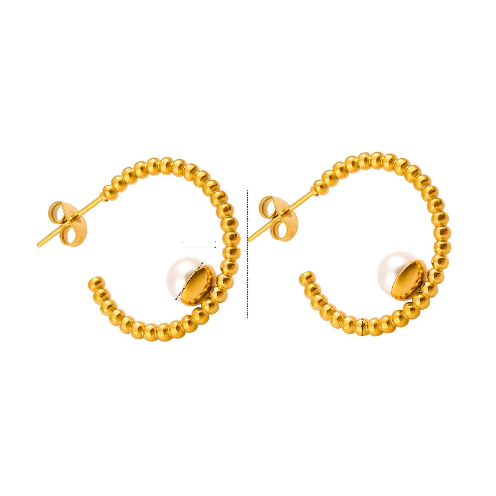 Soleil Hoops – 18k Gold Plated
