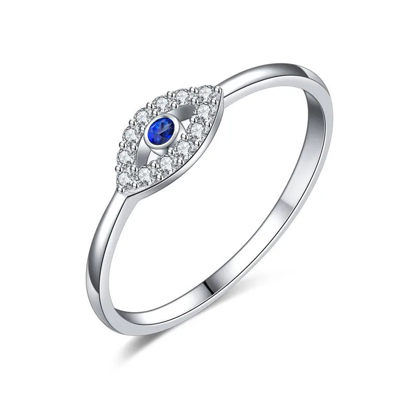 Toba Evil Eye ring - Sterling Silver