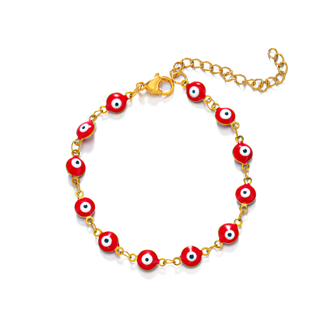Tully Evil Eye Bracelet - Multiple colours to choose from