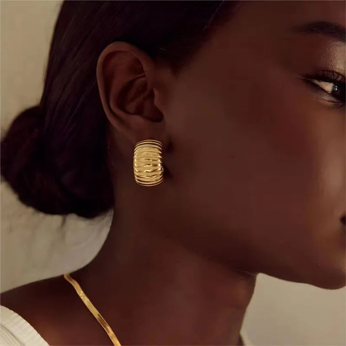 Elegant luxury jewellery from Luxe & Co., featuring high-quality materials like stainless steel, designed to elevate any outfit. Hypoallergenic, Tarnish-free, Waterproof.