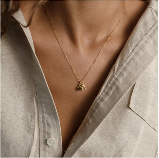 Cosmic Zodiac Rhinestone Mini Necklace