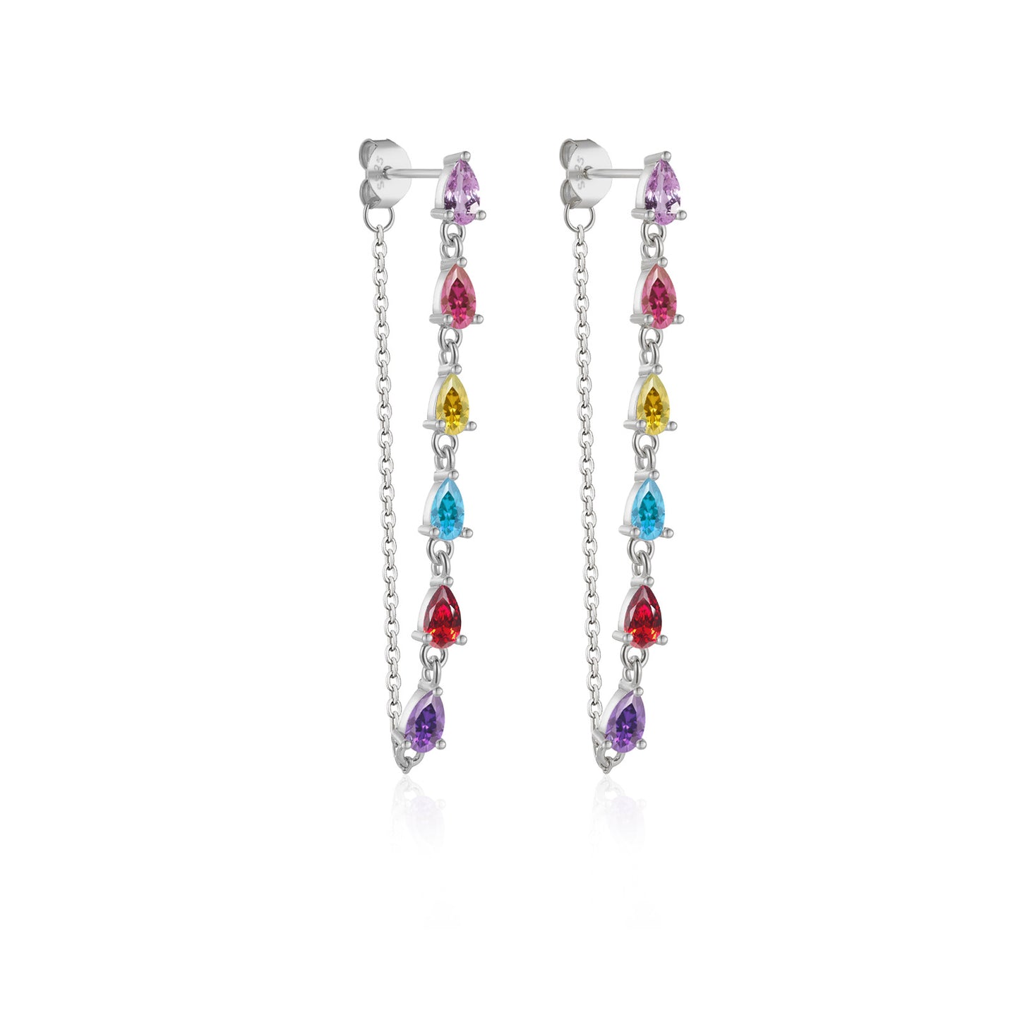 Isla Drop earrings - Platinum and Gold options