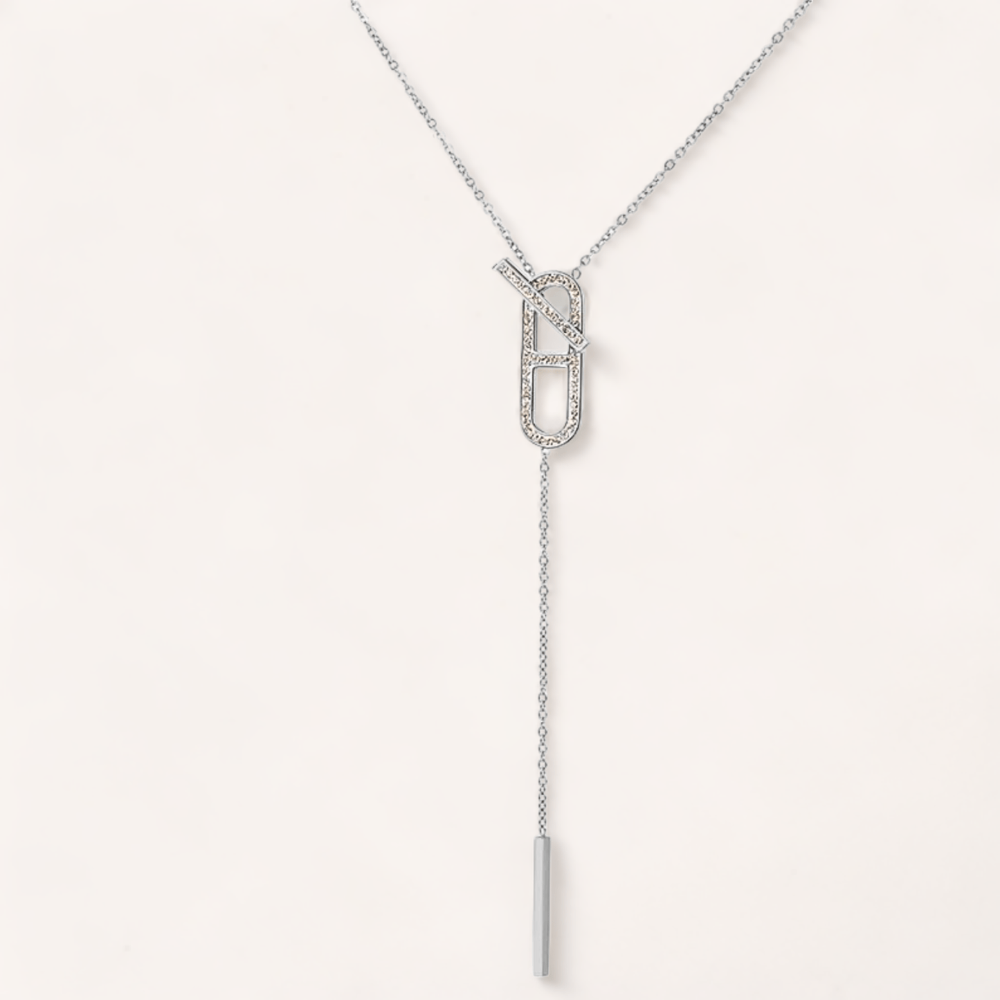 Luxeandco Faith Elegant Necklace | Silver