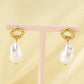 Gia Pearl Earrings | Gold Plated