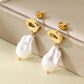 Gia Pearl Earrings | Gold Plated