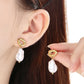 Gia Pearl Earrings | Gold Plated