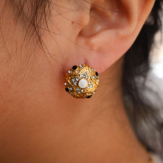 Adele Vintage Earrings - Gold Plated