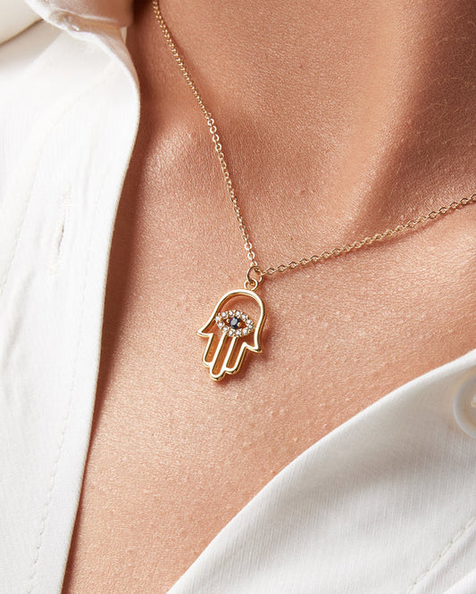 The Alina Hamsa Necklace - 3 colours - Timeless Elegance & Protection ✨