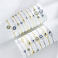 The Aurora Evil Eye Bracelet – Silver - Elegant Protection ✨