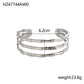 Cece C shaped Titanium Steel bracelet - SILVER