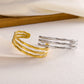 Cece C shaped Titanium Steel bracelet - GOLD