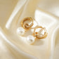 Charlotte Pearl Drop Earrings | Removable charm