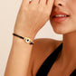 Emilia Bangle - Evil Eye - Gold - Titanium Steel