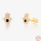 Harriet Hamsa Small Studs in Gold - 925 Sterling Silver