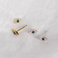 Ivy Studs - Evil Eye Sterling Silver Earrings – Protection & Elegance ✨