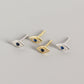 Ivy Studs - Evil Eye Sterling Silver Earrings – Protection & Elegance ✨