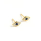Ivy Studs - Evil Eye Sterling Silver Earrings – Protection & Elegance ✨