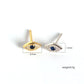 Ivy Studs - Evil Eye Sterling Silver Earrings – Protection & Elegance ✨