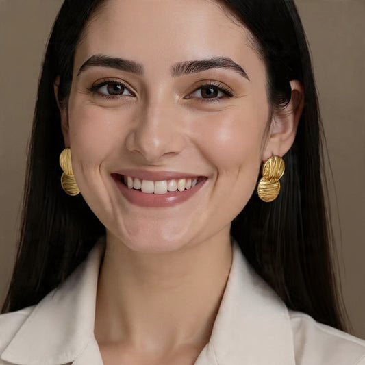 Keira Stud Earrings - Gold