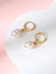 Samia Earrings - Gold and Pearls