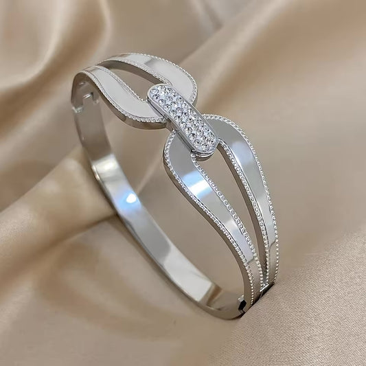 Celia Bangle - Silver