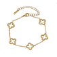 Clovera Four Leaf Gold Bracelet