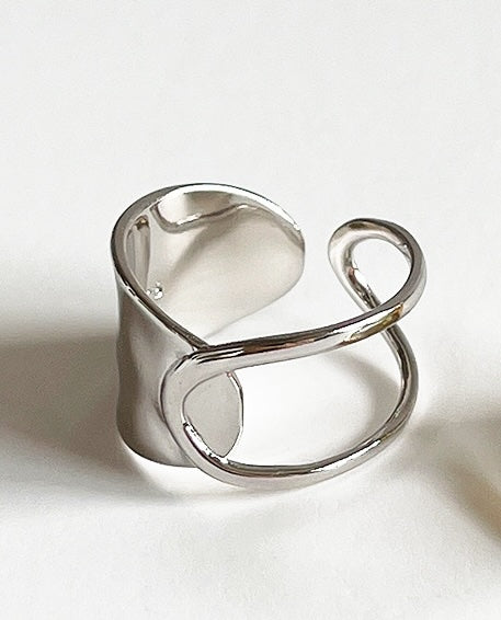 Codie Sterling Silver Wave Ring