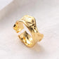 Nova Cuff Ring - 14k Gold Plated