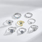 Giselle Evil Eye Ring - Sterling silver and Zircon