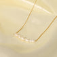 Isla Freshwater Pearl Necklace Gold