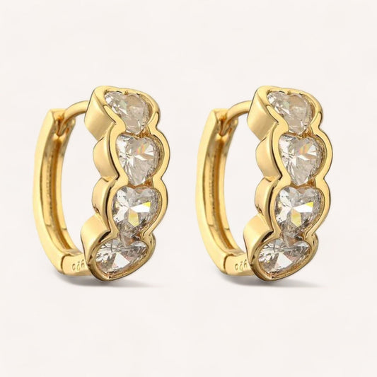 Luxeandco Earrings Chloe Mini Earrings | Gold Plated