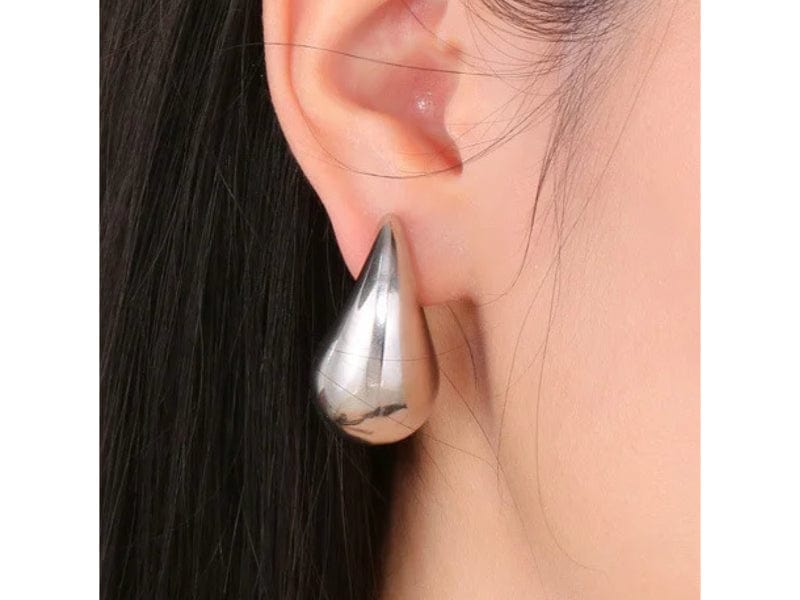 Luxeandco Earrings Georgina Earrings | Silver