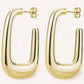 Luxeandco Earrings Hayley Large Hoop Earrings | Gold Plated