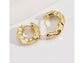 Luxeandco Earrings Holly Hoop Earrings | Gold Plated