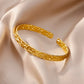 Sian Cuff Bracelet - 18k Gold plated