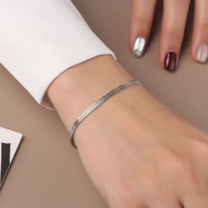Silvia Tennis Bracelet - 925 Sterling Silver
